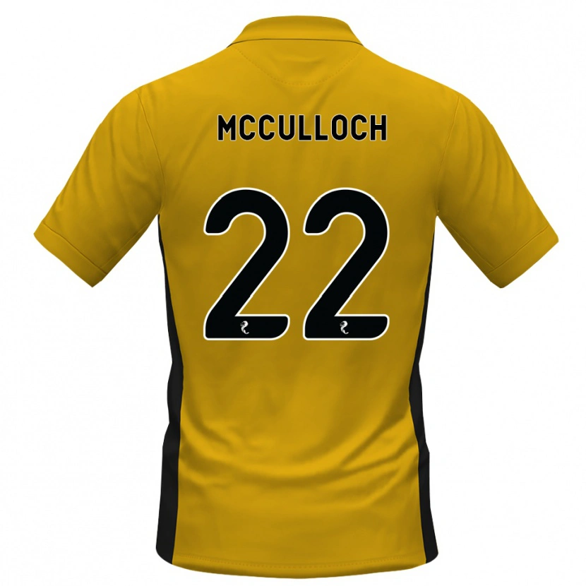 DanxenレディースSeren Mcculloch#22オレンジ黒ホームシャツ2026/27ジャージーユニフォーム