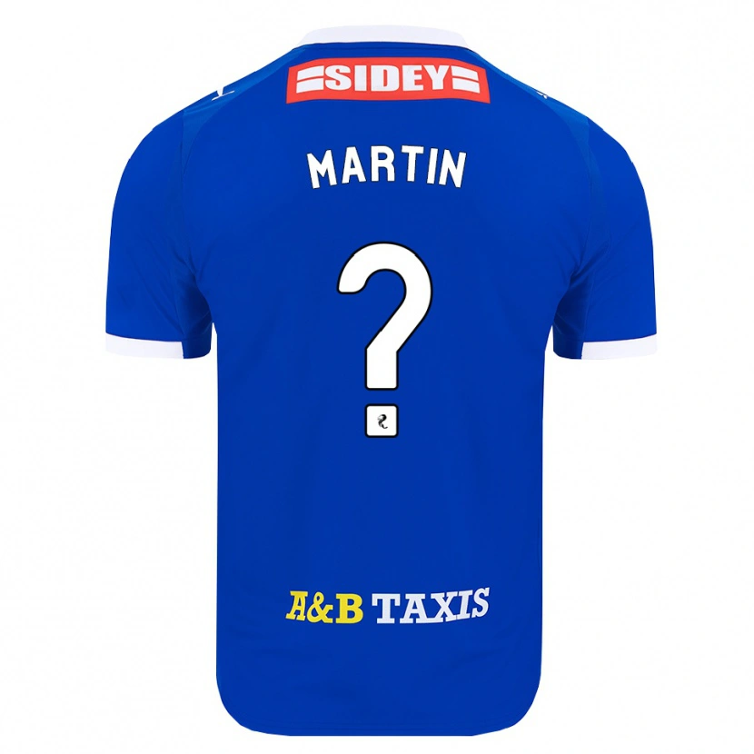 DanxenレディースEthan Martin#0青赤黄ホームシャツ2026/27ジャージーユニフォーム