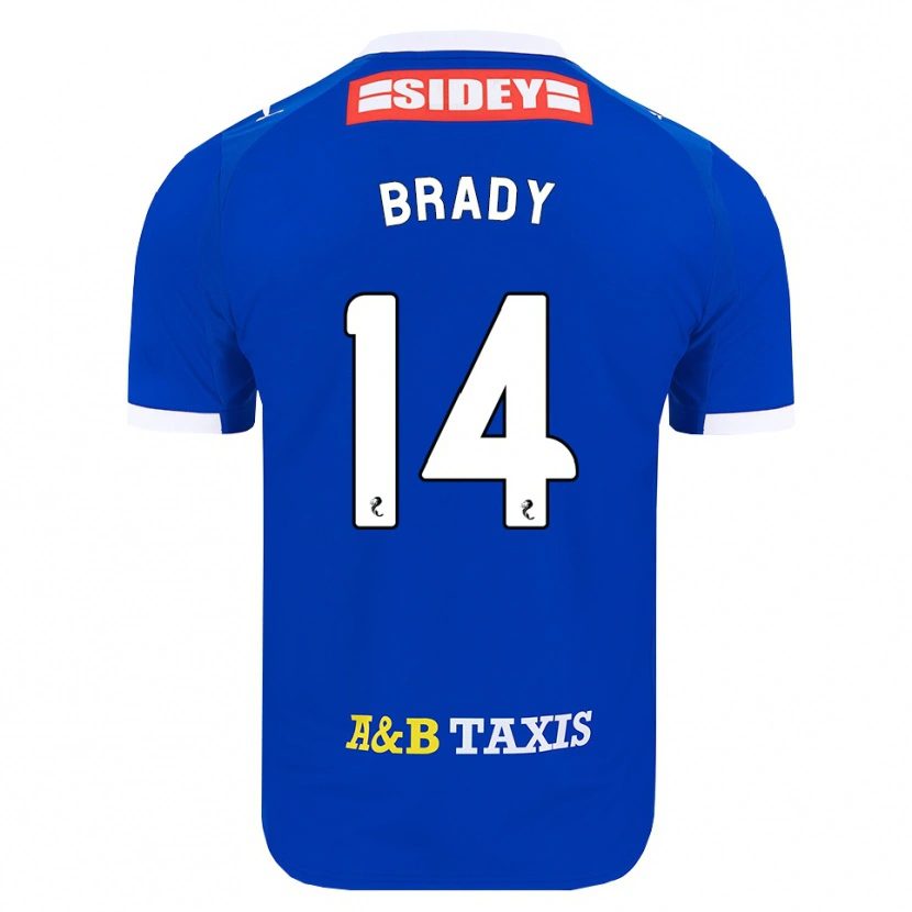 DanxenレディースScarlett Brady#14青赤黄ホームシャツ2026/27ジャージーユニフォーム