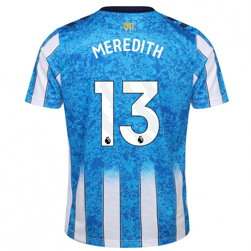 DanxenレディースEliot Meredith#13ホワイト ブルー オレンジホームシャツ2026/27ジャージーユニフォーム