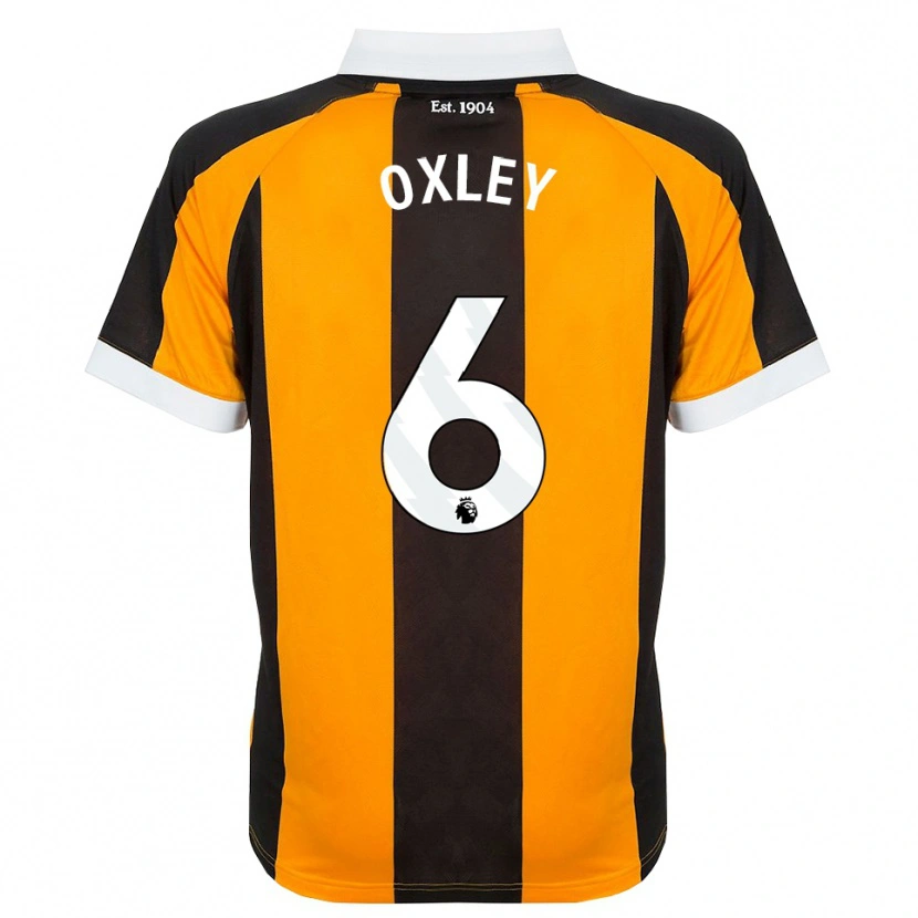 DanxenレディースTilly Oxley#6オレンジ ブラック ホワイトホームシャツ2026/27ジャージーユニフォーム