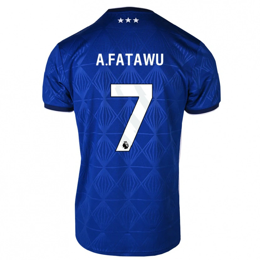 Danxenレディースアブドゥル・ファタウ・イサハク#7ミディアムブルー ホワイト レッドホームシャツ2026/27ジャージーユニフォーム