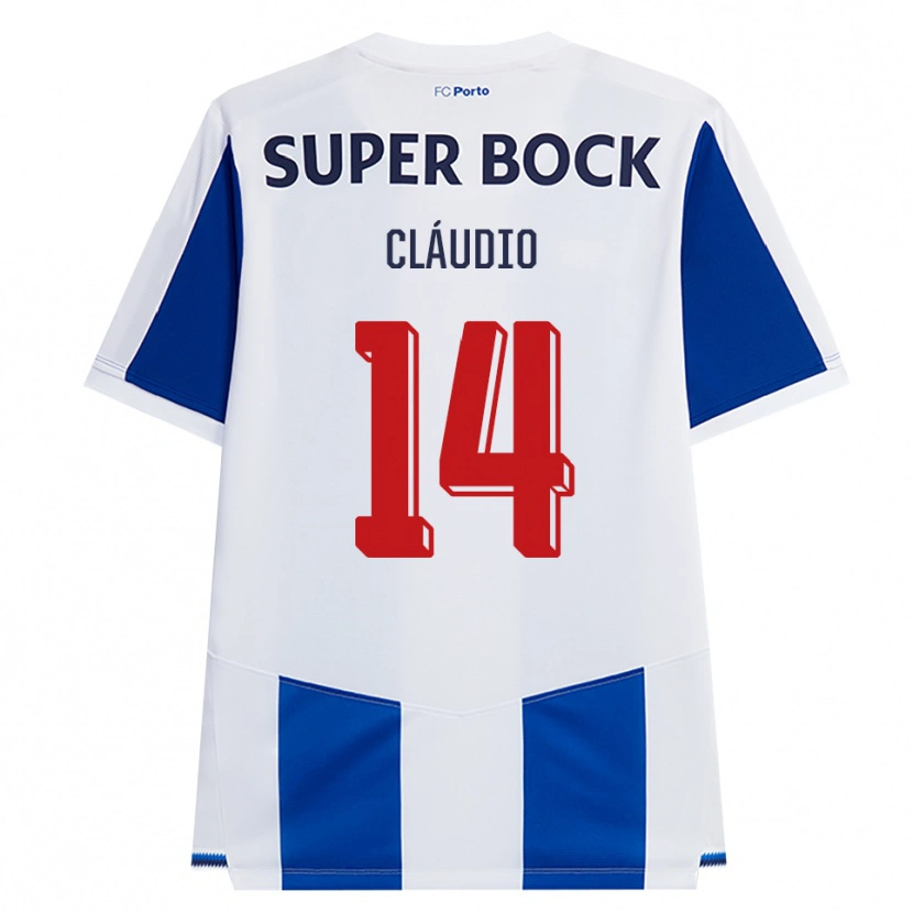 DanxenレディースCláudio Ramos#14ブルー ホワイト レッドホームシャツ2026/27ジャージーユニフォーム