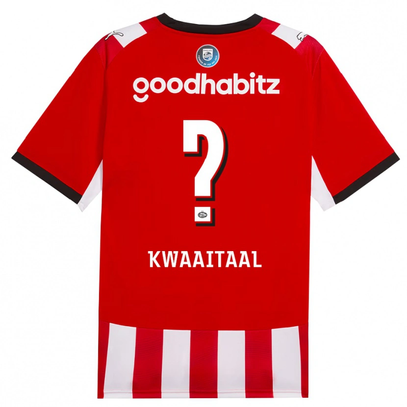 DanxenレディースJulian Kwaaitaal#0レッド ホワイトブラックホームシャツ2026/27ジャージーユニフォーム