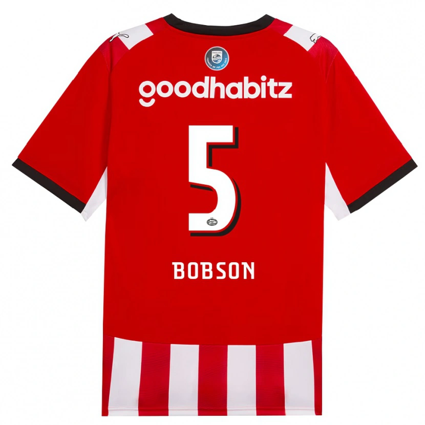 DanxenレディースErsien Bobson#5レッド ホワイトブラックホームシャツ2026/27ジャージーユニフォーム