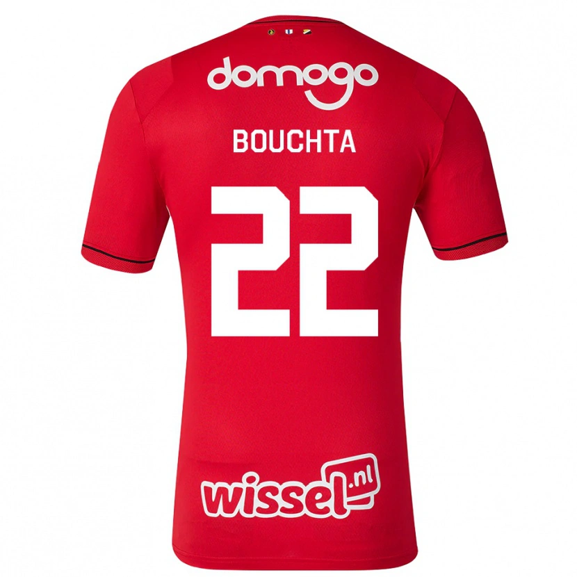 DanxenレディースDani Bouchta#22レッド ホワイトブラックホームシャツ2026/27ジャージーユニフォーム