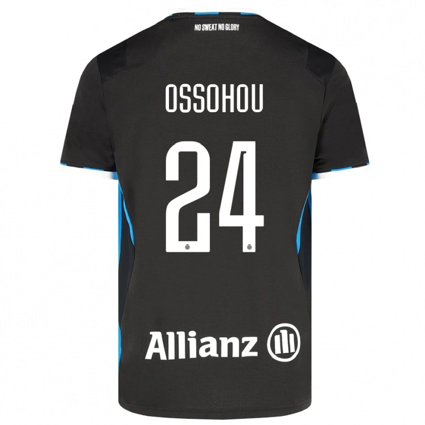 DanxenレディースClever Ossohou#24ブラック レッド ブルーホームシャツ2026/27ジャージーユニフォーム