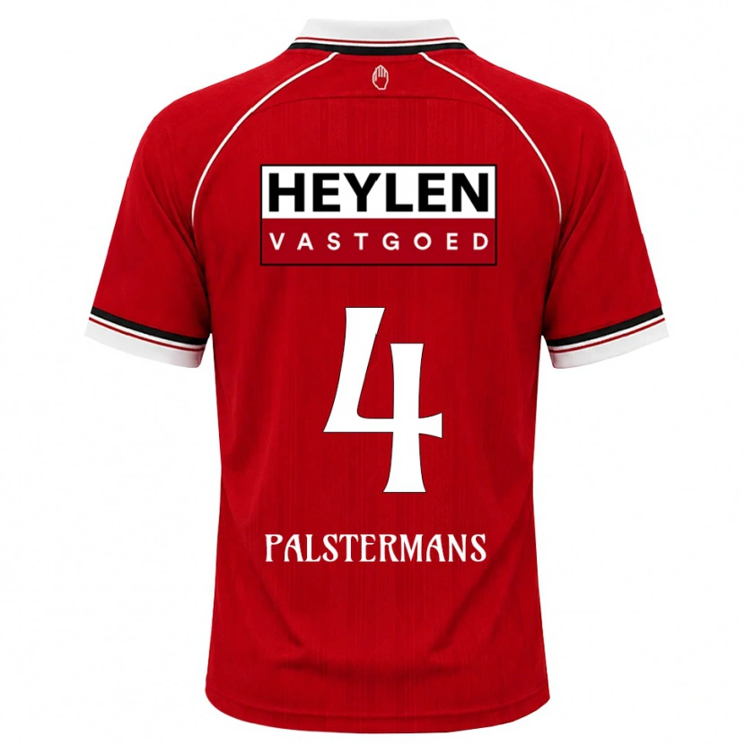 DanxenレディースJasper Palstermans#4レッド ホワイトブラックホームシャツ2026/27ジャージーユニフォーム