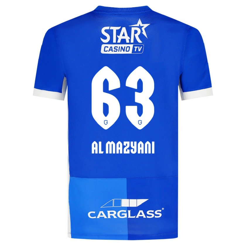 DanxenレディースFaissal Al Mazyani#63ミディアムブルー ロイヤルブルー ホワイトホームシャツ2026/27ジャージーユニフォーム