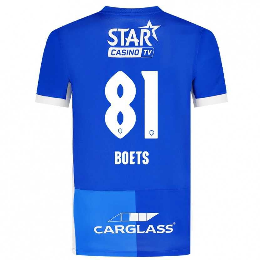 DanxenレディースKeo Boets#81ミディアムブルー ロイヤルブルー ホワイトホームシャツ2026/27ジャージーユニフォーム