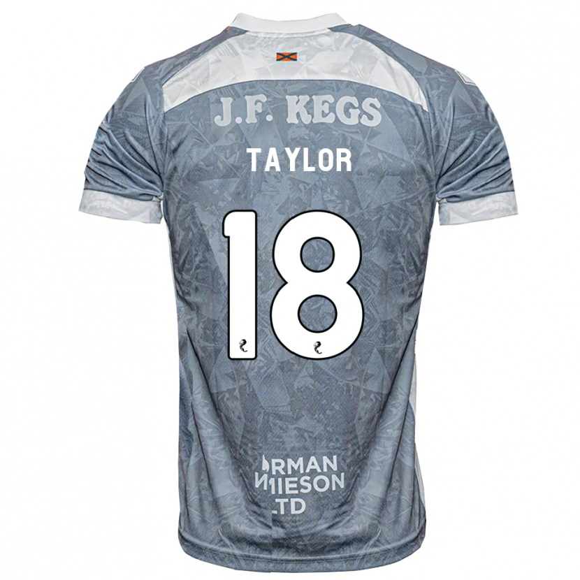 DanxenレディースAmy Taylor#18ライトスレートグレーアウェイシャツ2026/27ジャージーユニフォーム
