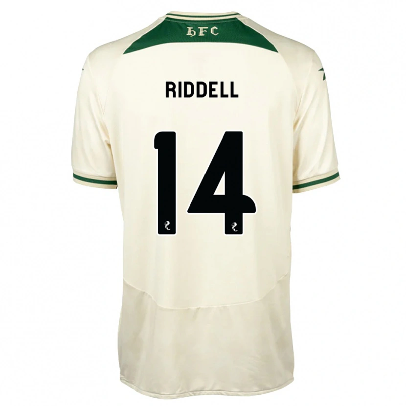 DanxenレディースJaden Riddell#14白フォレストグリーンアウェイシャツ2026/27ジャージーユニフォーム