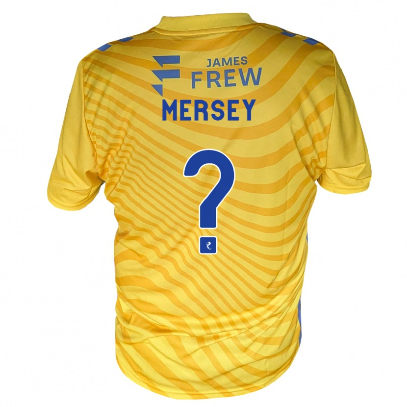 DanxenレディースEthan Mersey#0ロイヤルブルー 黄アウェイシャツ2026/27ジャージーユニフォーム