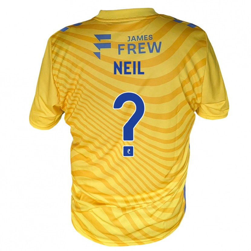 DanxenレディースLaura Neil#0ロイヤルブルー 黄アウェイシャツ2026/27ジャージーユニフォーム