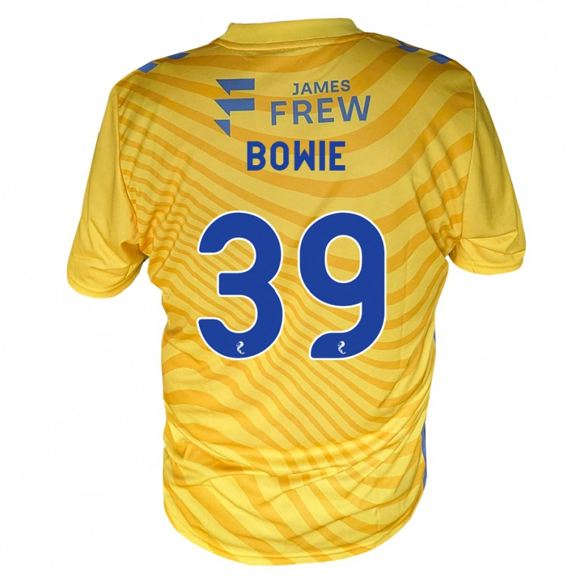 DanxenレディースEuan Bowie#39ロイヤルブルー 黄アウェイシャツ2026/27ジャージーユニフォーム