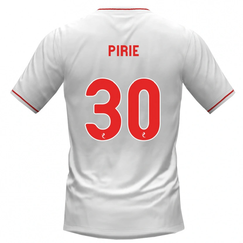 DanxenレディースRachel Pirie#30白赤アウェイシャツ2026/27ジャージーユニフォーム