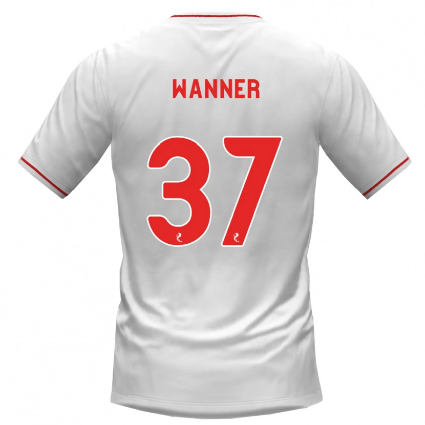 Danxenレディースヤニック・イケンドー・ワナー#37白赤アウェイシャツ2026/27ジャージーユニフォーム