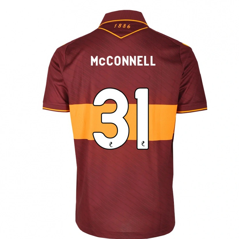 DanxenレディースJack Mcconnell#31オレンジ マルーンアウェイシャツ2026/27ジャージーユニフォーム