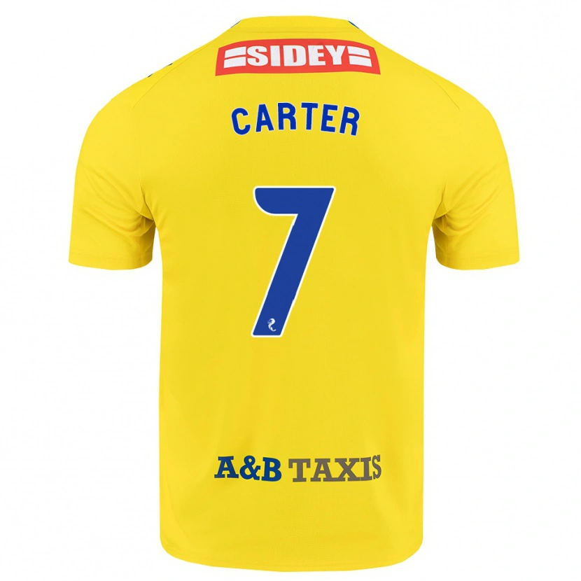 DanxenレディースNicole Carter#7黄 青 黒アウェイシャツ2026/27ジャージーユニフォーム