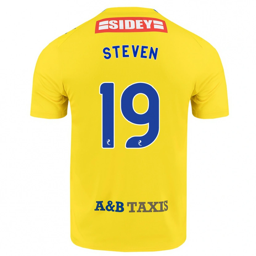 DanxenレディースTaylor Steven#19黄 青 黒アウェイシャツ2026/27ジャージーユニフォーム