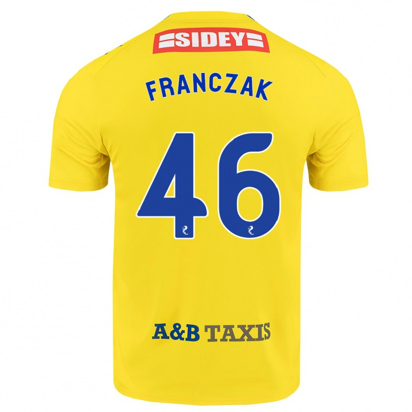 Danxenレディースフラン・フランチャク#46黄 青 黒アウェイシャツ2026/27ジャージーユニフォーム