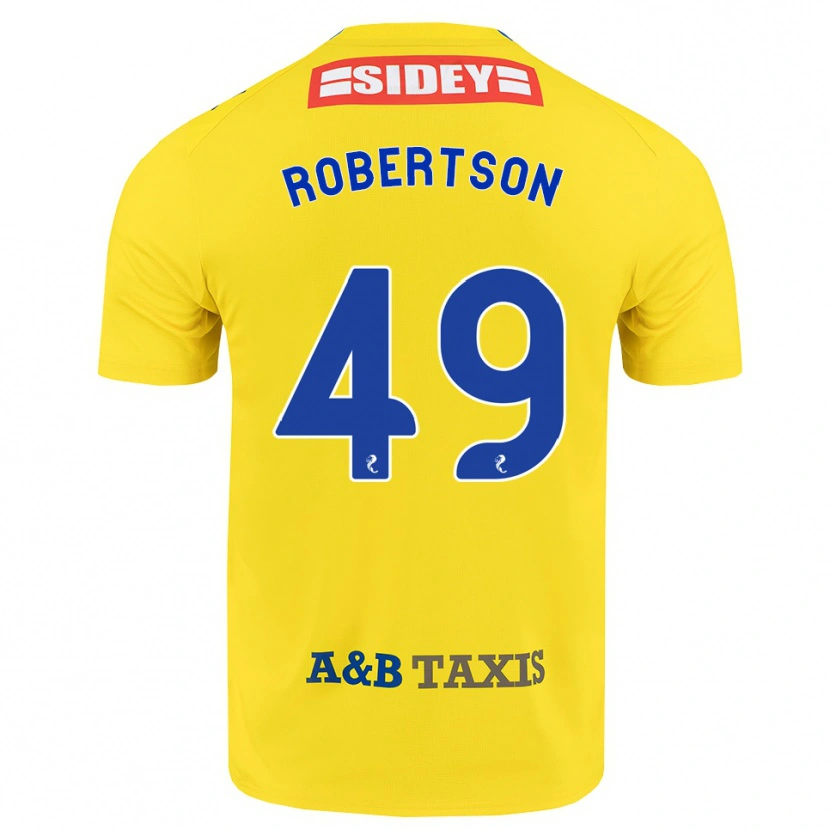 DanxenレディースJack Robertson#49黄 青 黒アウェイシャツ2026/27ジャージーユニフォーム