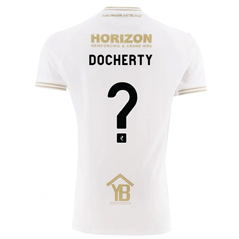 DanxenレディースRachel Docherty#0ウィート 白アウェイシャツ2026/27ジャージーユニフォーム