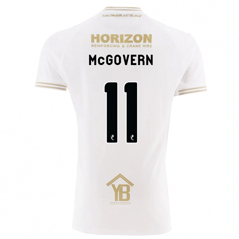 DanxenレディースPaul Mcgovern#11ウィート 白アウェイシャツ2026/27ジャージーユニフォーム