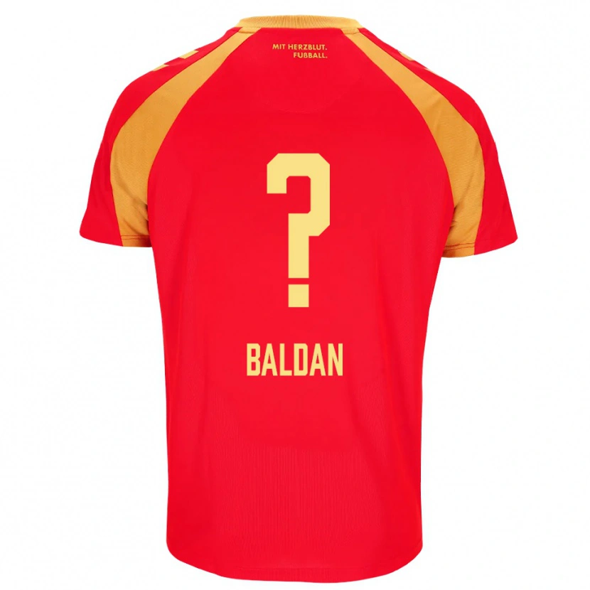 DanxenレディースZiya Baldan#0レッド オレンジ ブラックアウェイシャツ2026/27ジャージーユニフォーム