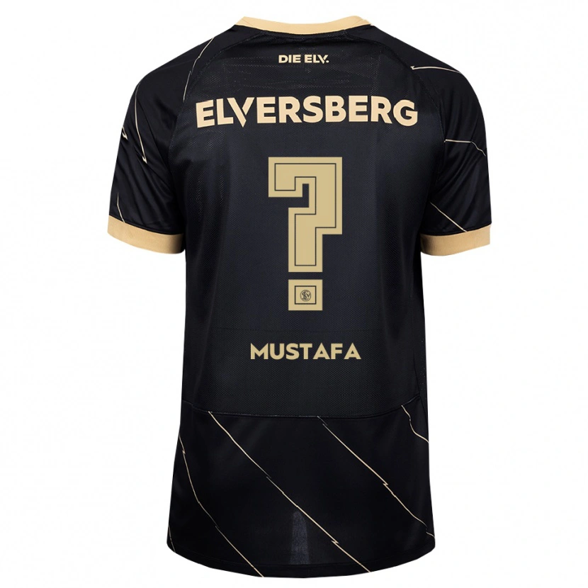 DanxenレディースValdrin Mustafa#0ブラック ブラウンアウェイシャツ2026/27ジャージーユニフォーム