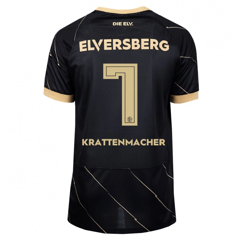 DanxenレディースMaurice Krattenmacher#7ブラック ブラウンアウェイシャツ2026/27ジャージーユニフォーム