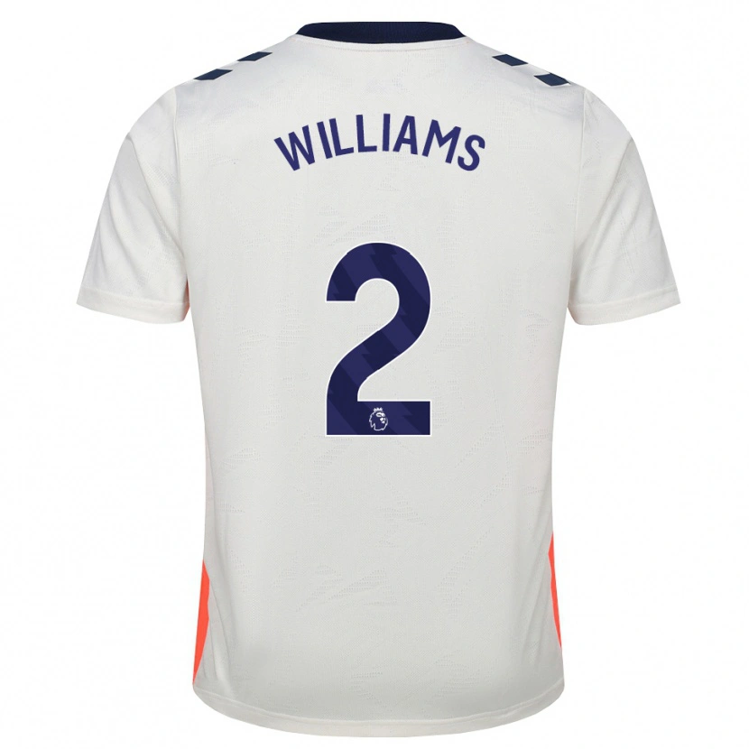 DanxenレディースThomas Williams#2ホワイト オレンジ ロイヤルブルーアウェイシャツ2026/27ジャージーユニフォーム