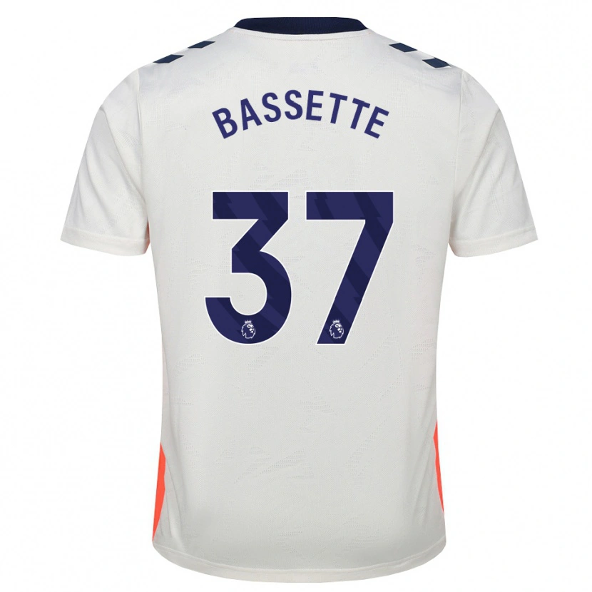 DanxenレディースNorman Bassette#37ホワイト オレンジ ロイヤルブルーアウェイシャツ2026/27ジャージーユニフォーム