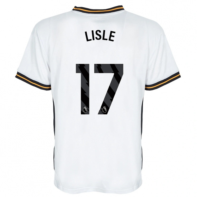 DanxenレディースMary Lisle#17ホワイト オレンジ ブラックアウェイシャツ2026/27ジャージーユニフォーム