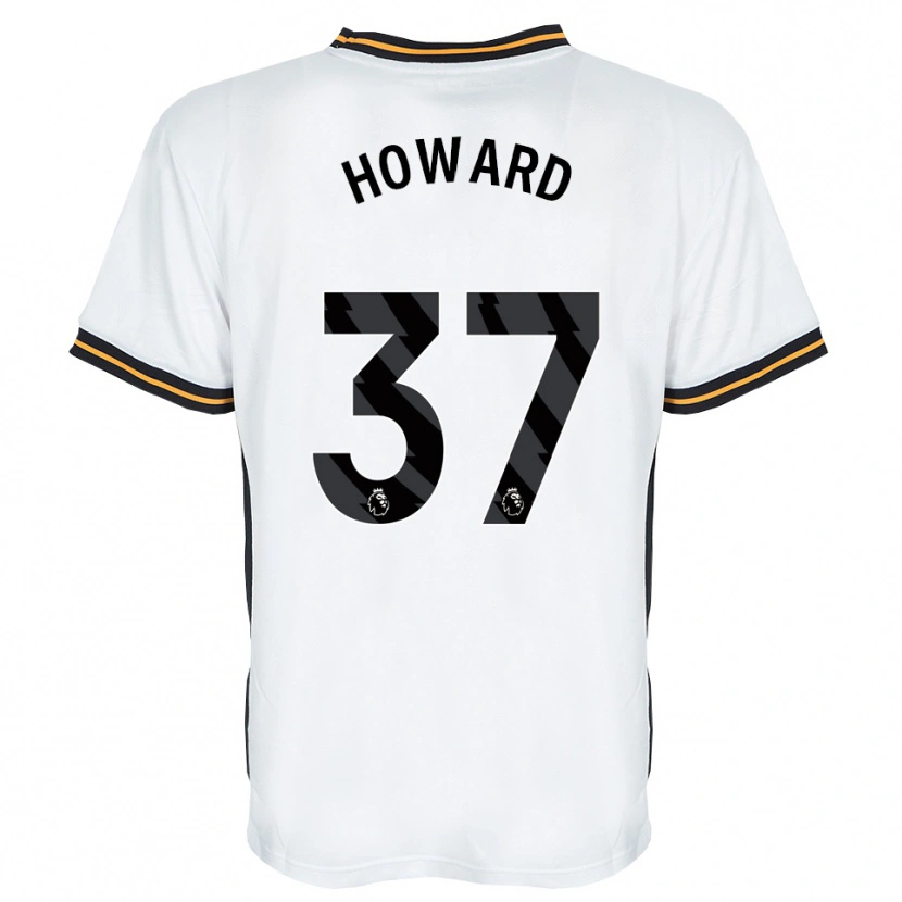 DanxenレディースScarlet Howard#37ホワイト オレンジ ブラックアウェイシャツ2026/27ジャージーユニフォーム