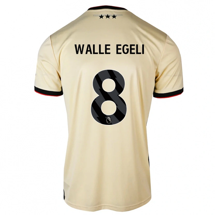DanxenレディースSindre Walle Egeli#8レモンシフォン ブラック レッドアウェイシャツ2026/27ジャージーユニフォーム