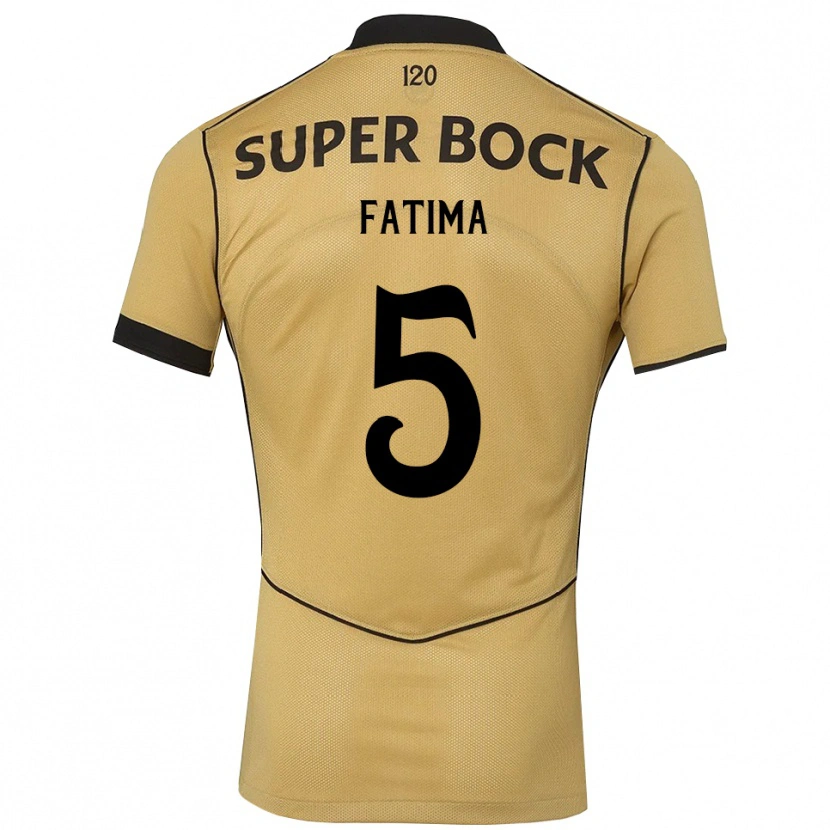 Danxenレディースフランシスカ・ファティマ・アキーノ・ドゥトラ#5ゴールデンロッド ブラックアウェイシャツ2026/27ジャージーユニフォーム