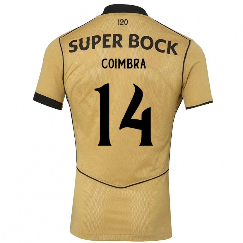 Danxenレディーステルモ・アレクサンドル・バティスタ#14ゴールデンロッド ブラックアウェイシャツ2026/27ジャージーユニフォーム