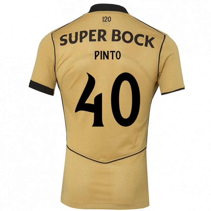 Danxenレディースリタ・ピント・デ・アルメイダ#40ゴールデンロッド ブラックアウェイシャツ2026/27ジャージーユニフォーム