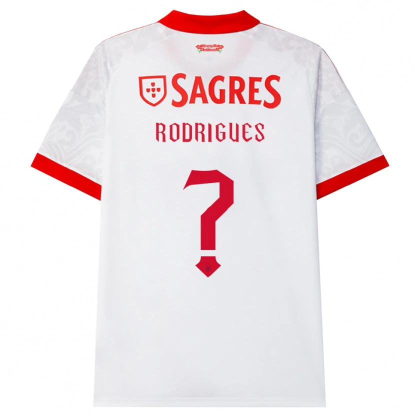 DanxenレディースMiguel Rodrigues#0ホワイト レッド イエローアウェイシャツ2026/27ジャージーユニフォーム