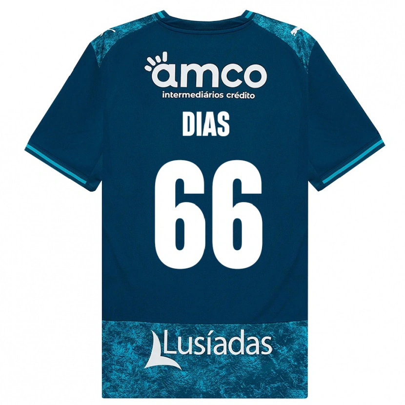 DanxenレディースGonçalo Dias#66ダークスレートグレー ミディアムターコイズアウェイシャツ2026/27ジャージーユニフォーム