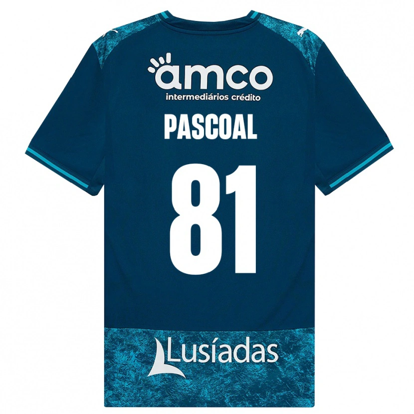 DanxenレディースFodé Pascoal#81ダークスレートグレー ミディアムターコイズアウェイシャツ2026/27ジャージーユニフォーム