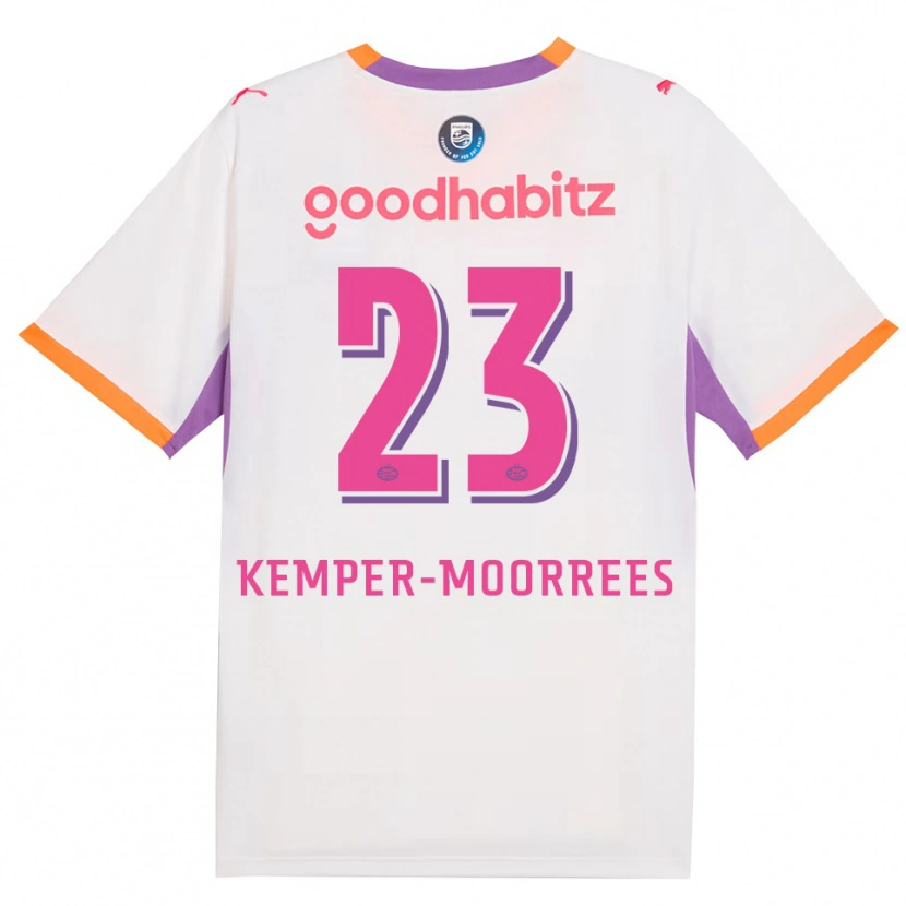 DanxenレディースMyrthe Kemper-Moorrees#23ホワイト パープル オレンジアウェイシャツ2026/27ジャージーユニフォーム
