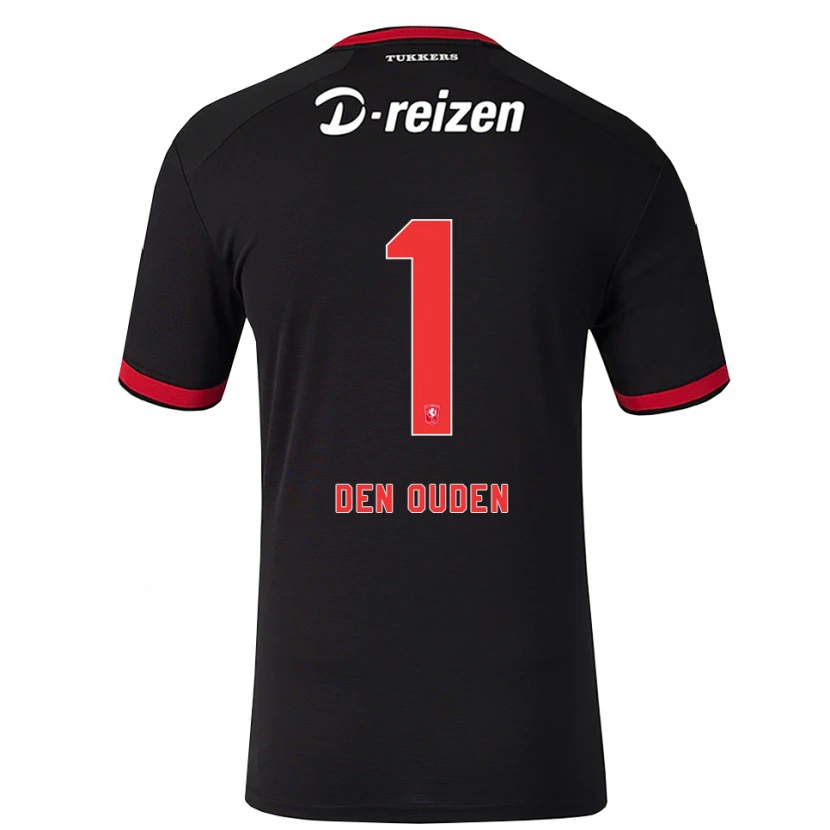 DanxenレディースJim Den Ouden#1レッド ホワイト ブラックアウェイシャツ2026/27ジャージーユニフォーム