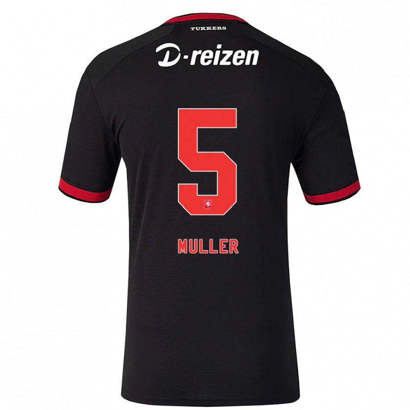DanxenレディースTimothy Muller#5レッド ホワイト ブラックアウェイシャツ2026/27ジャージーユニフォーム