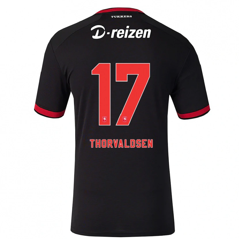 Danxenレディースフィリップ・トルバルセン#17レッド ホワイト ブラックアウェイシャツ2026/27ジャージーユニフォーム