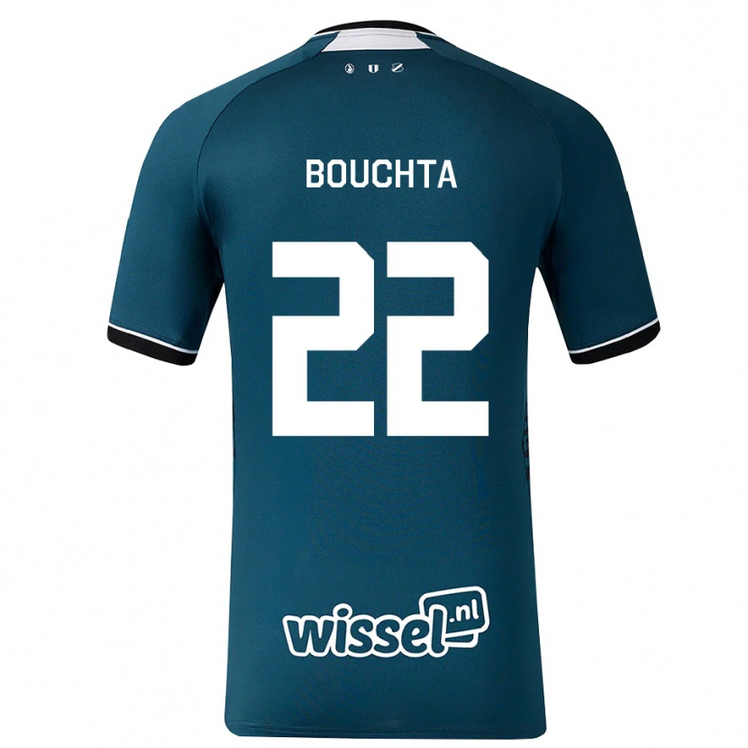 DanxenレディースDani Bouchta#22ダークスレートグレー ホワイトアウェイシャツ2026/27ジャージーユニフォーム
