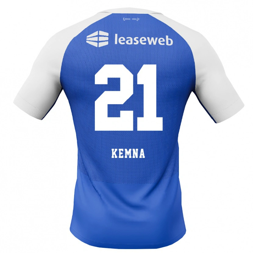 DanxenレディースTies Kemna#21ドジャーブルー レッド ホワイトアウェイシャツ2026/27ジャージーユニフォーム