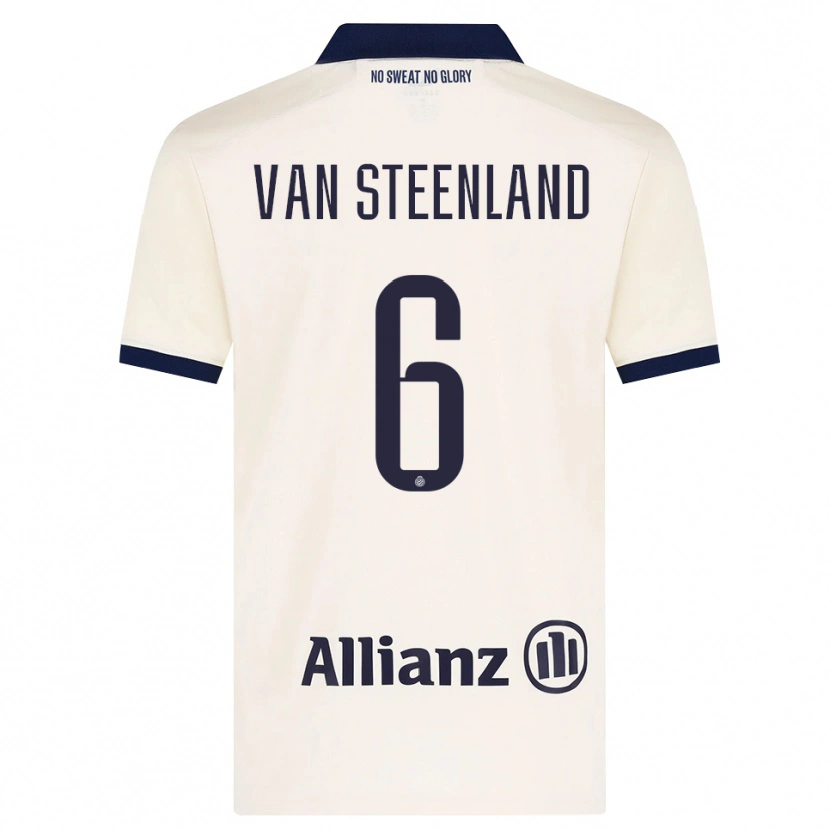 DanxenレディースGilles Van Steenland#6ベージュ ブラックアウェイシャツ2026/27ジャージーユニフォーム