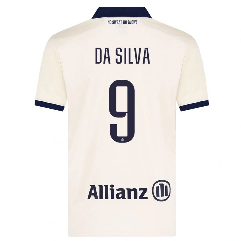DanxenレディースJessi Da Silva#9ベージュ ブラックアウェイシャツ2026/27ジャージーユニフォーム